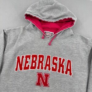 VTG Y2K Nebraska Cornhuskers Huskers Hoodie Foot Locker Team Edition Blank XL